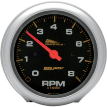 Varvräknare 100mm 8000 RPM 2 & 4 Cylindrar Svart PRO-CYCLE